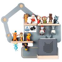 KINDERREGAL BOARTI - Grau, Modern, Holzwerkstoff (44/39/19cm) - MID.YOU