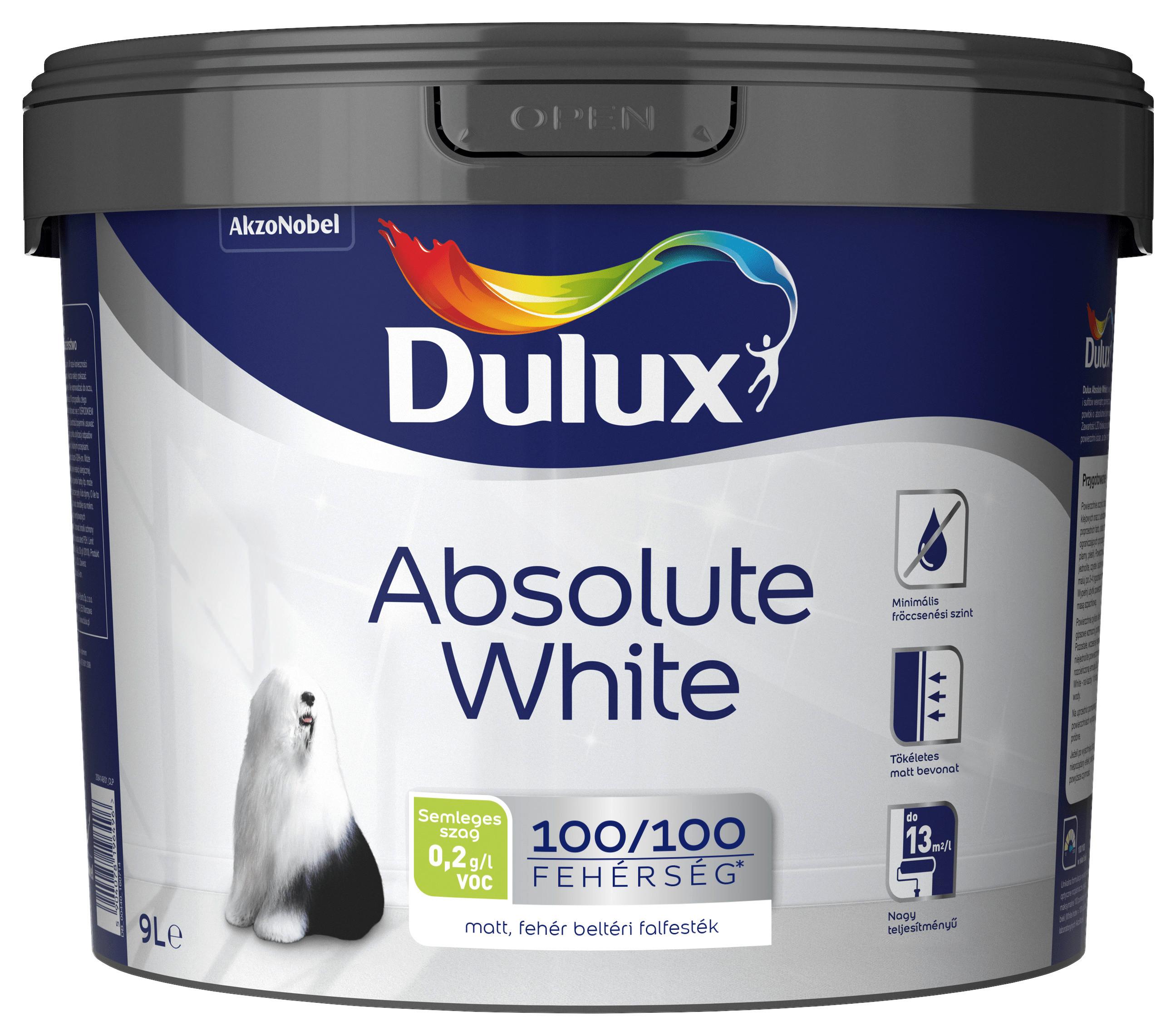 Falfesték Dulux Absolute White - Modern Living