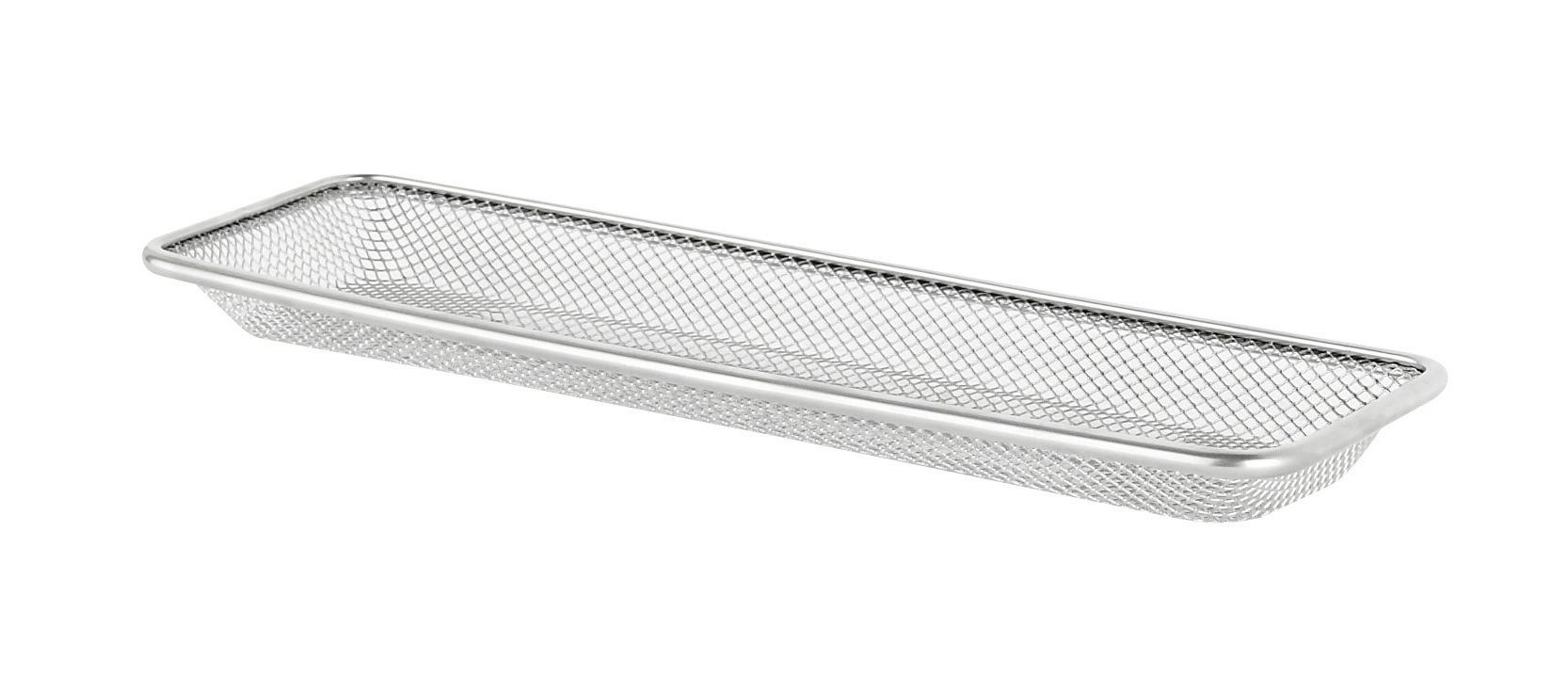 Držalo Za Svinčnike Mesh, Srebrna - srebrne barve, kovina (31/9,5/3cm) - Modern Living