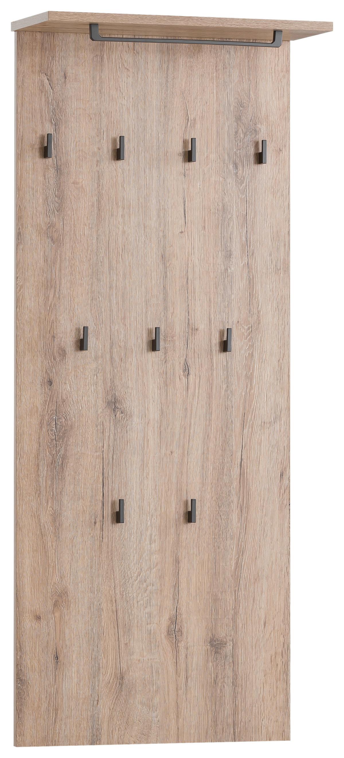 Garderobenpanel Cosmo ca.50x120,6x19,9cm Wildeiche - Wildeiche, Design, Holzwerkstoff (50/110,6/20,9cm) - MID.YOU