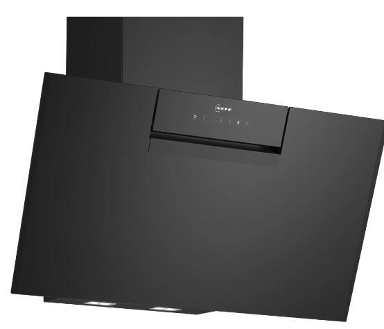 Dunstabzugshaube D85IFN1S0 in Schwarz - Schwarz, LIFESTYLE (79/88,3-112,6/43,3cm) - Neff