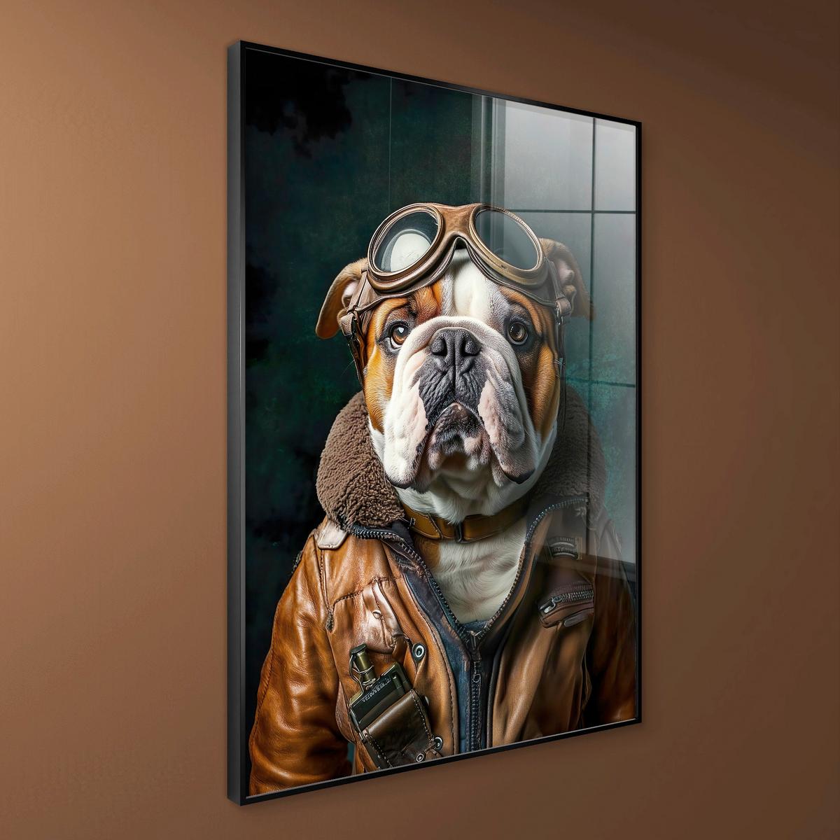 Glasbild Multicolor ca. 80x120cm - Multicolor, Basics, Glas/Holz (80/120cm)