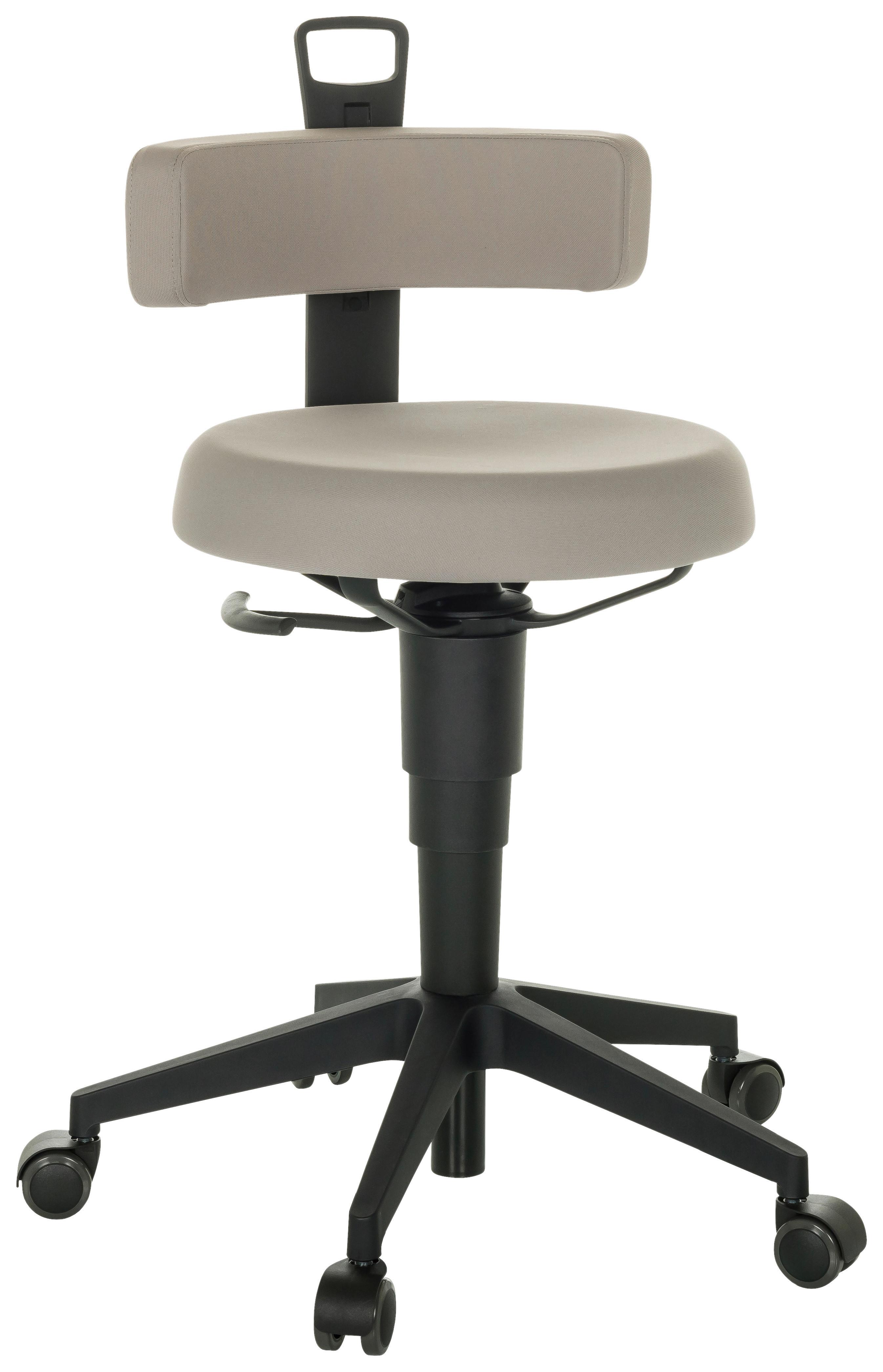 Pisarniški Stolček Top Work Flex, Siva - siva/črna, Basics, umetna masa/tekstil (40/74-86/46cm) - MID.YOU