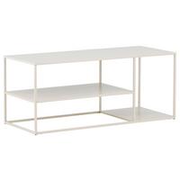 COUCHTISCH STAAL - Beige, Design, Metall (120/50/50cm) - Livetastic