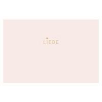 Klappkarte Kupfergold Bunt - Champagner/Hellrosa, Basics, Papier (18/13cm)