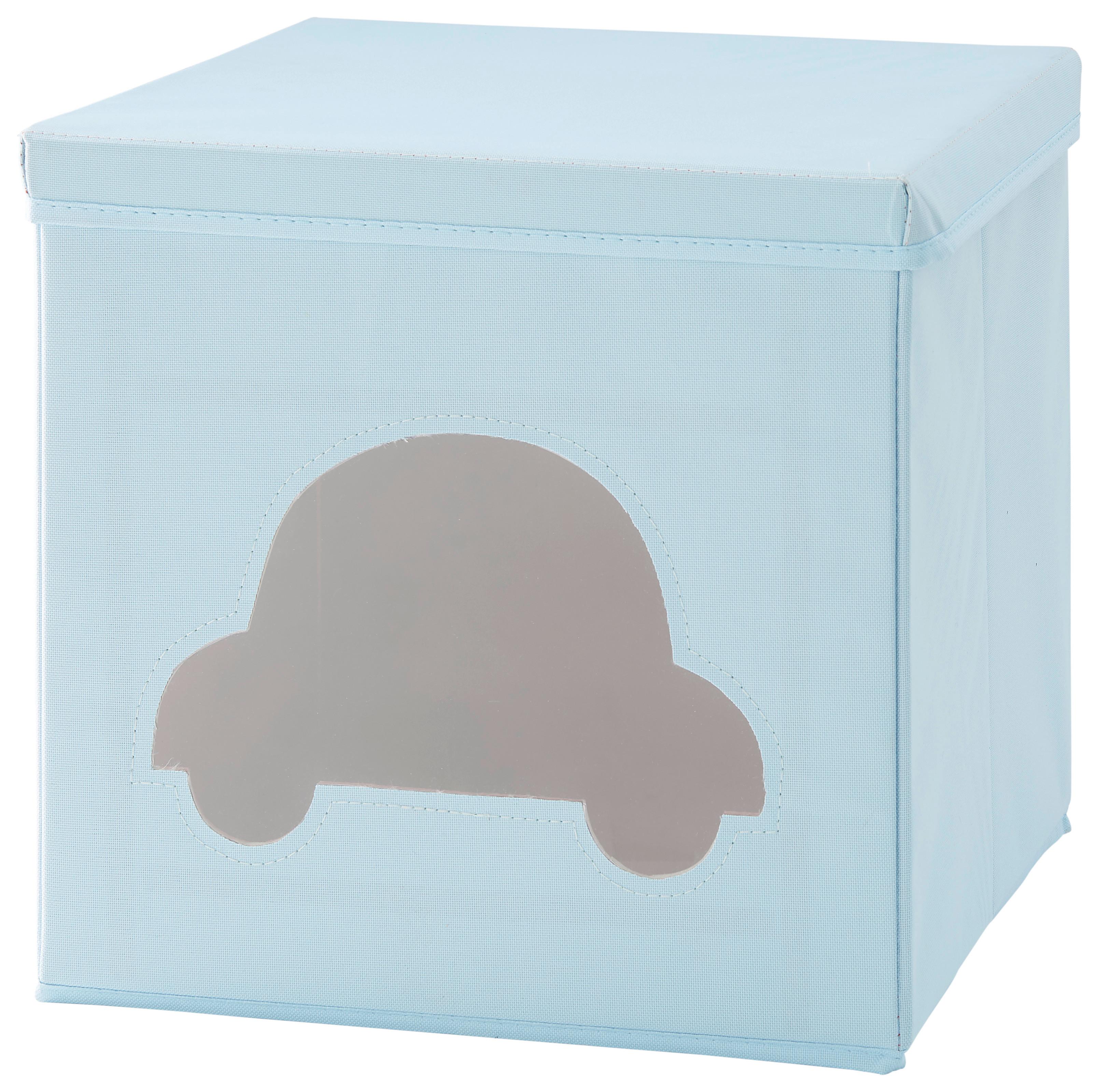 Sklopiva Kutija Alisa - Ca. 34l -Ext- - crvena/svijetlo plava, karton/tekstil (33/32/33cm) - Modern Living