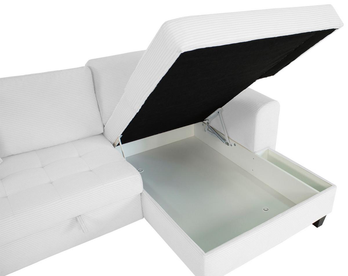 Kutna Garnitura Moritz - srebrne boje, Trend, tekstil (265/155cm) - Modern Living