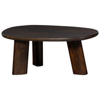 Couchtisch Roundly Holz - Walnussfarben, Design, Holz (110/60/40cm) - Livetastic