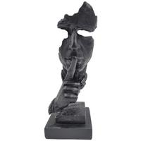 Sculptură Neron - negru, Modern, materiale naturale (13/32,5/12,5cm) - Mömax