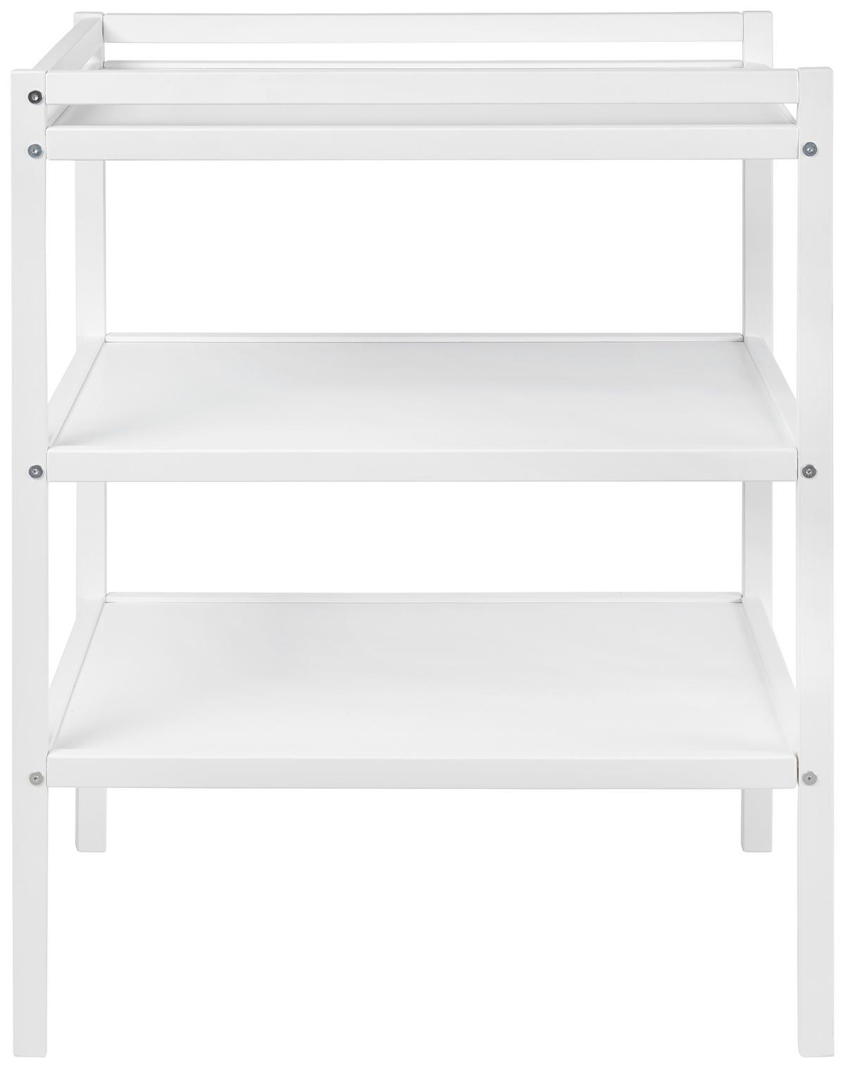 KOMODA Z PRZEWIJAKIEM SWAN - biały, Basics, drewno (54/90/70cm) - My Baby Lou