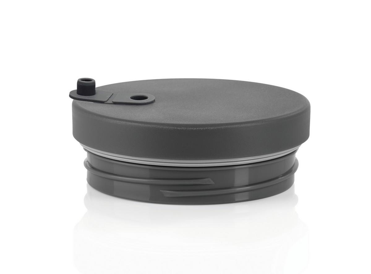 TERMOKUBEK 15042 - szary, Basics, tworzywo sztuczne/metal (1,2l) - GOURMETMAXX