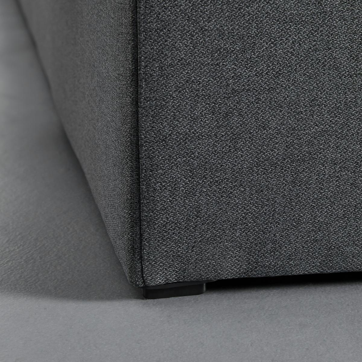 Boxbett Lucy 2 ca.180x200cm Grau mit Topper - Schwarz/Grau, MODERN, Holz/Holzwerkstoff (180/200cm) - Bessagi Home