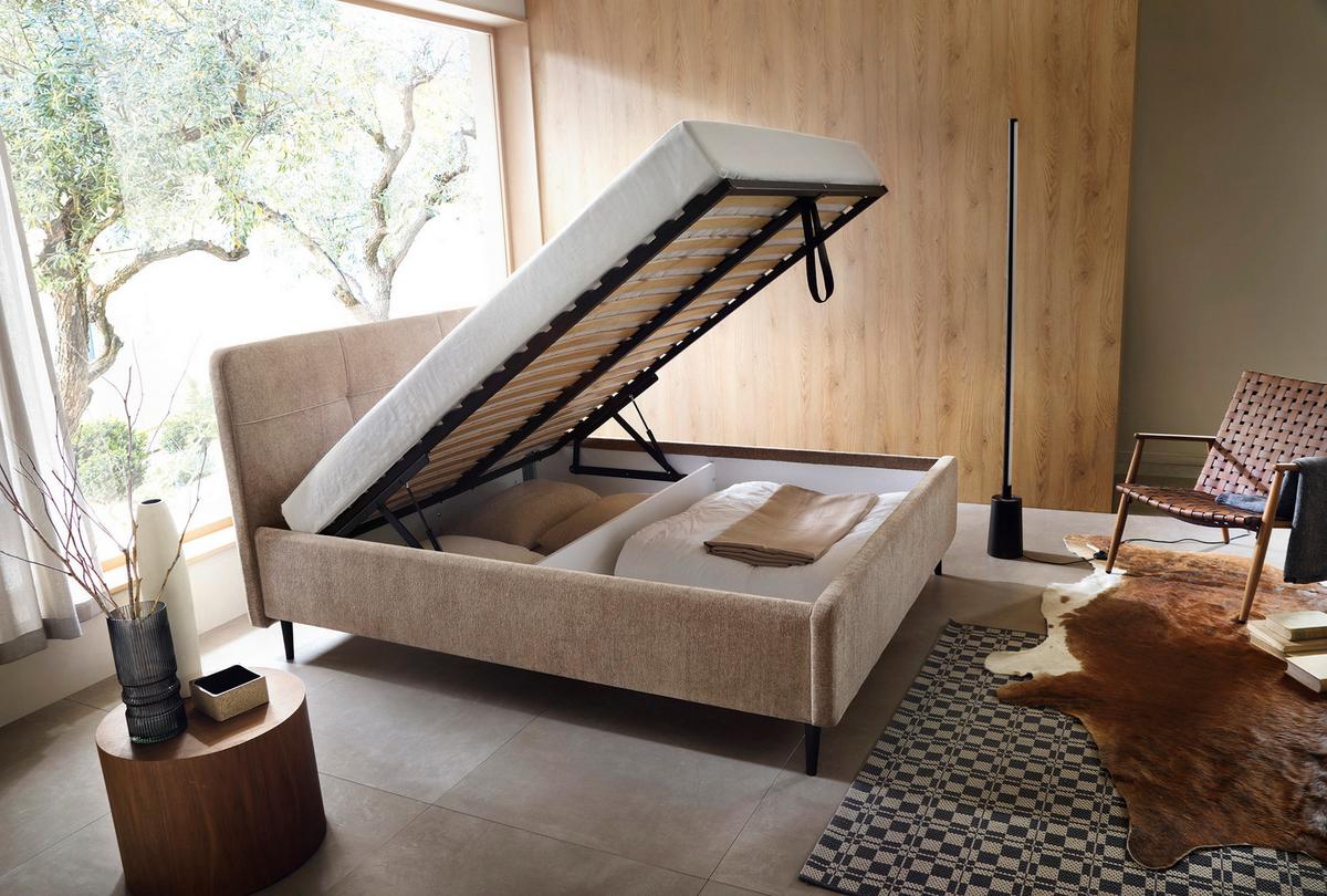 PAT BOX EVO 180 - bej, Modern, plastic/textil (180/200cm)