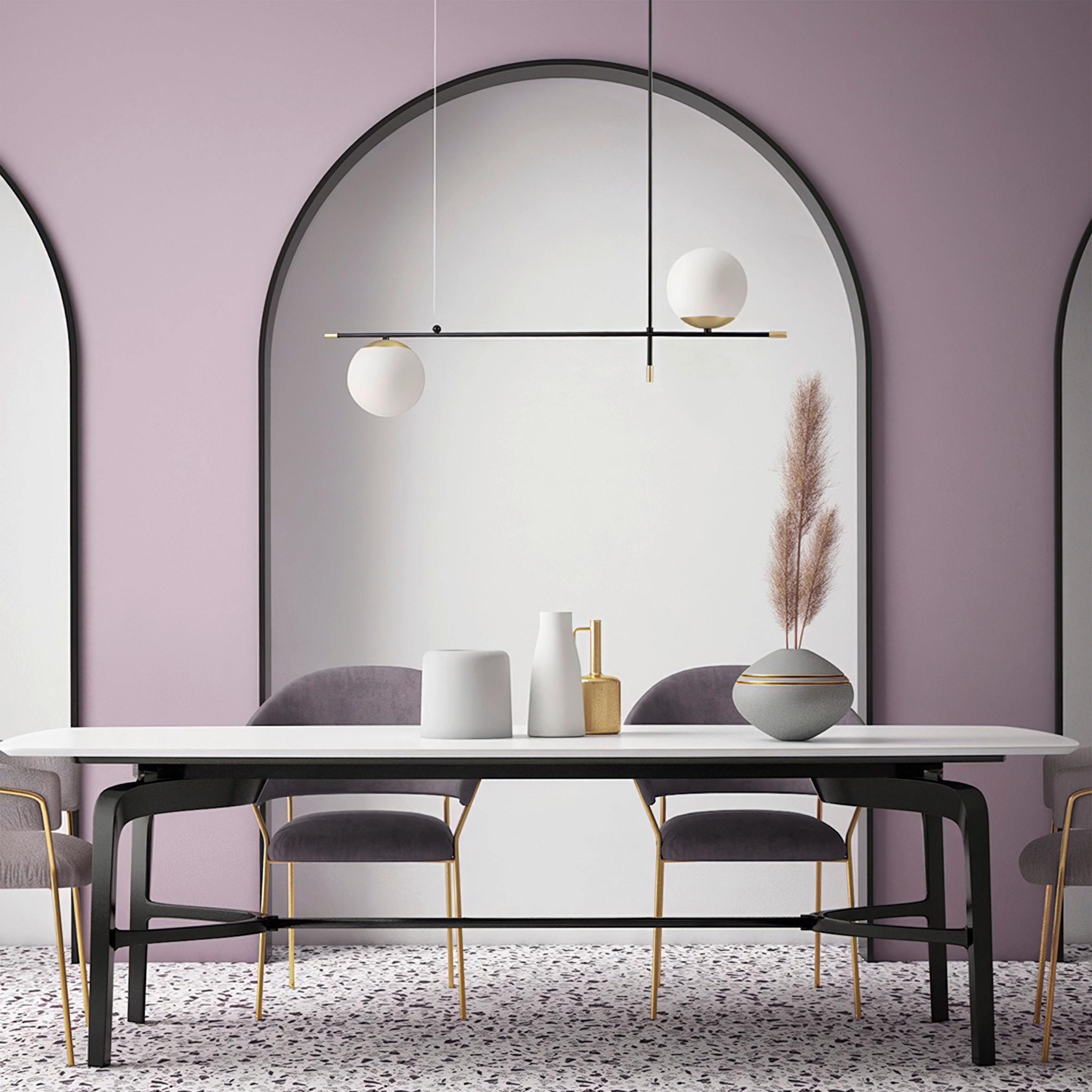 Pendelleuchte Nostalgia Schwarz/Gold max. 40 Watt - Goldfarben/Schwarz, Trend, Glas/Metall (15/76/95cm) - MAYTONI