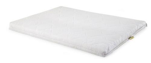 MATERAC DO KOJCA NA KÓŁKACH M75HSS SAFESLEEPER - biały, Basics, tworzywo sztuczne (75/7/95cm) - Childhome