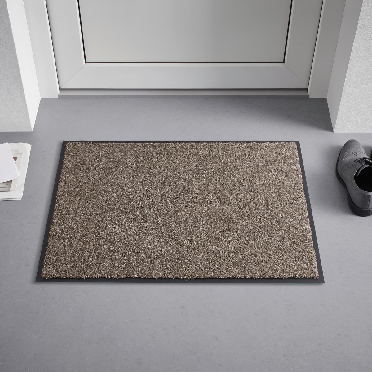 Fußmatte Eden Sandfarben ca. 60x80cm - Sandfarben, MODERN, Kunststoff (60/80cm) - Modern Living
