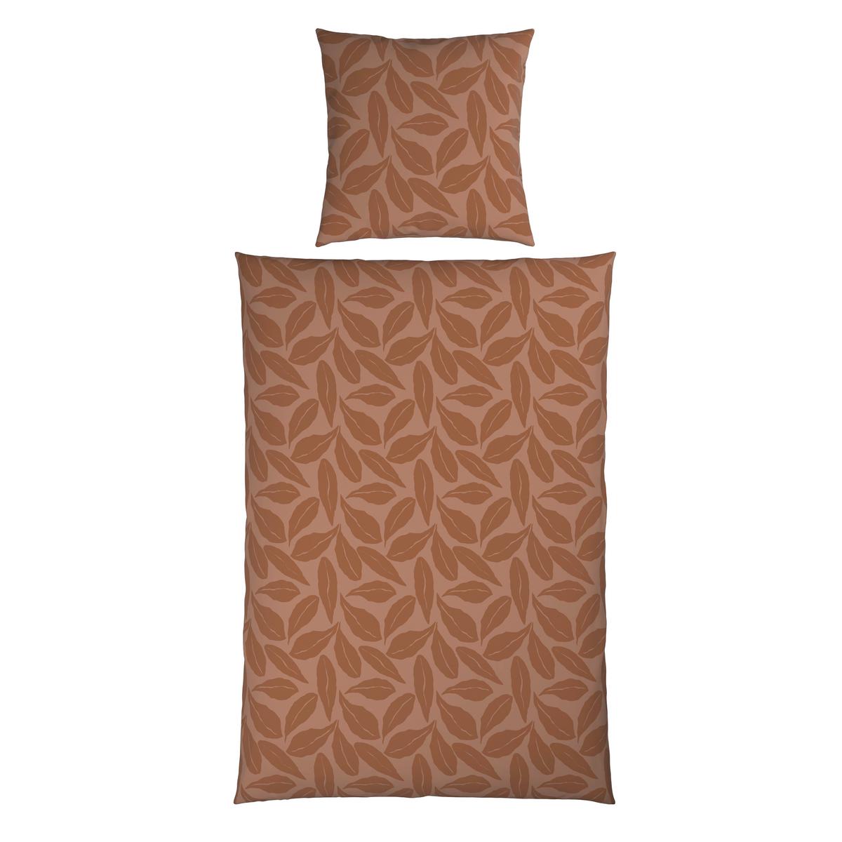 Bettwäsche Nature Home Wende Braun ca. 135x200cm - Braun, Textil (135/200cm) - Mömax