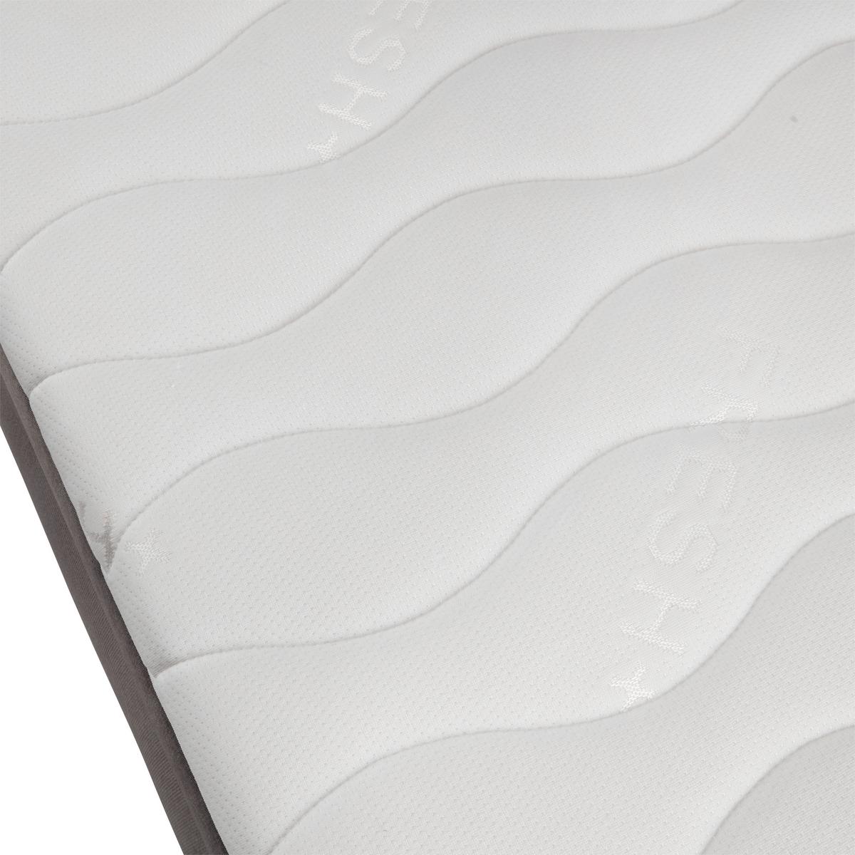 Boxspring Krevet One - siva/crna, Konvencionalno, tekstil/drvo (160/200cm) - Mömax