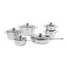 SET DE CASSEROLES AVERY - clair/Transparent, KONVENTIONELL, verre/métal - ELO