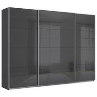 DULAP USI CULISANTE FELDKIRCH - antracit/antracit lucios intens, Modern, sticlă/material pe bază de lemn (315/229/62cm)