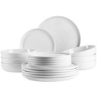 SET D'ASSIETTES NAVINA - blanc, Trend, céramique - Mäser