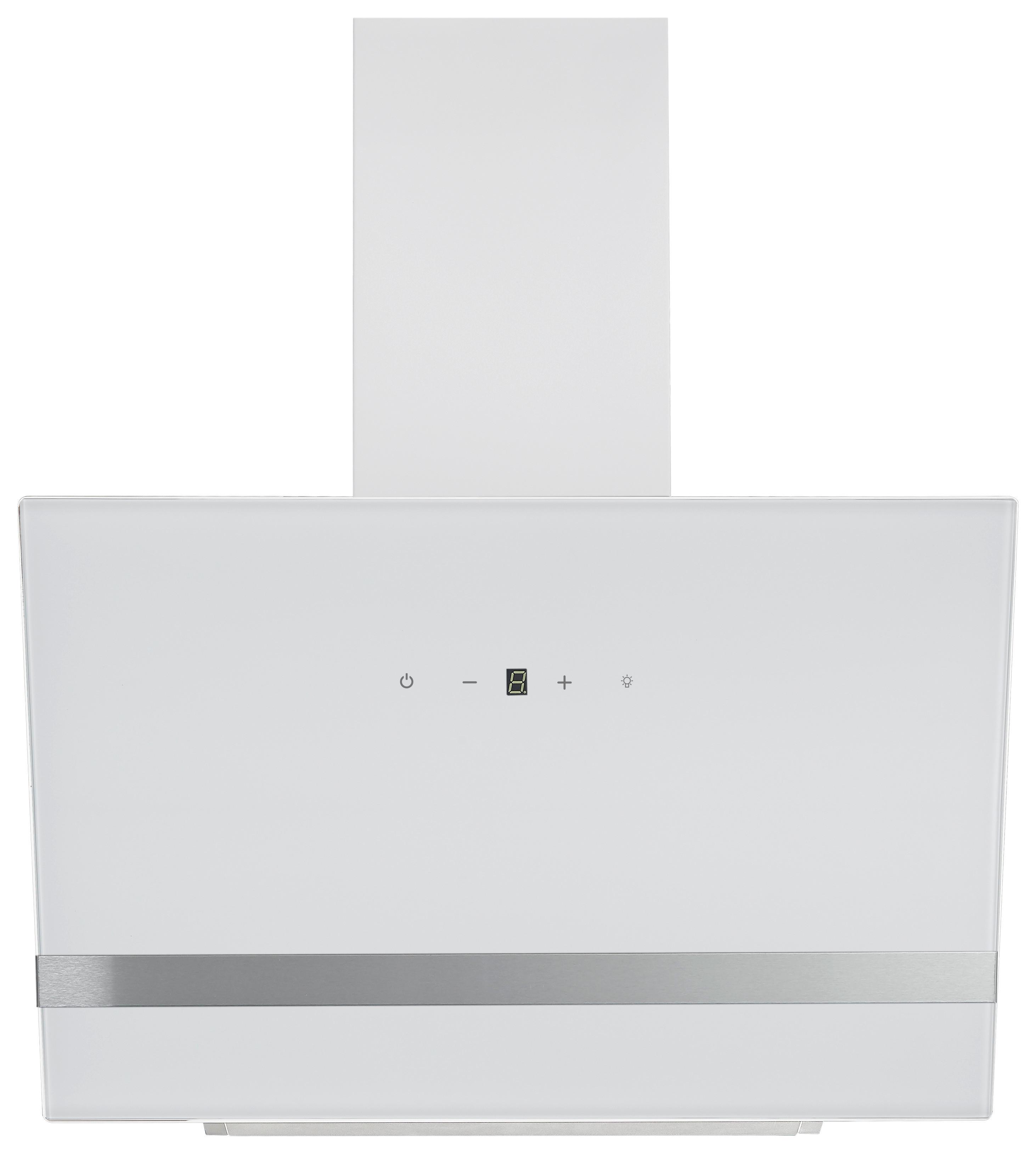 Kuhinjska Napa Hera, 60cm - bela, Trend, kovina/steklo (59,5/74,2-109,2/38,5cm) - Respekta