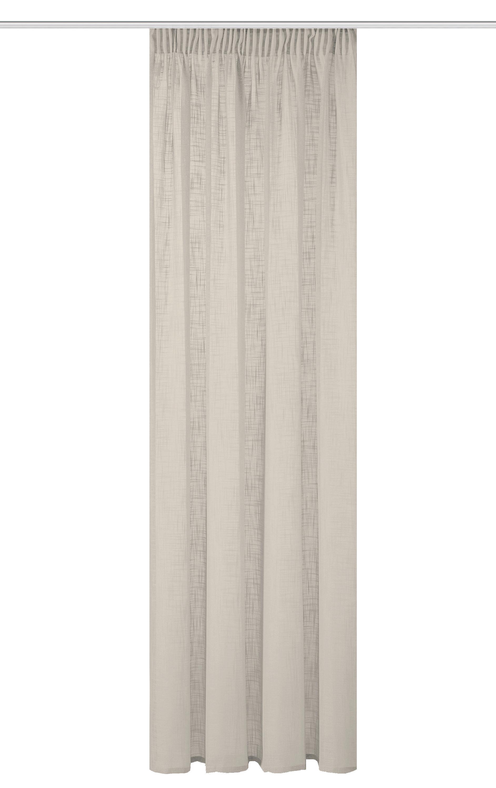 Fertigvorhang Softy Taupe ca. 140x245cm - Taupe, Basics, Textil (140/245cm)