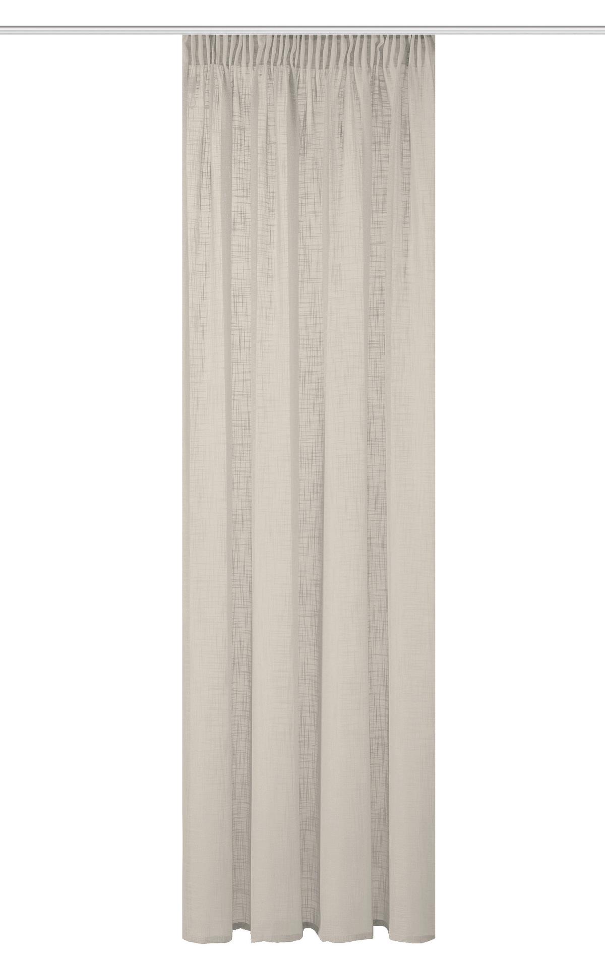 Fertigvorhang Softy Taupe ca. 140x245cm - Taupe, Basics, Textil (140/245cm)