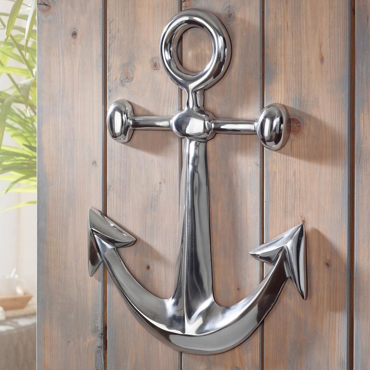 Wanddeko Wohnling Silberfarben - Silberfarben, MODERN, Metall (40/62,5/3,5cm) - MID.YOU