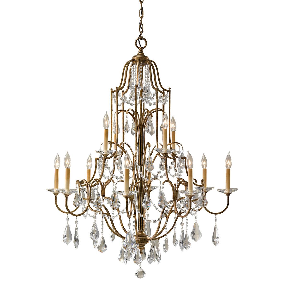 Luster Fe-Valentina12 - brončane boje, Natur, staklo/metal (92.6/125.2cm)