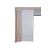 Pergola-Seitenteil Deco Wall ca. 31x233 cm Alu Holzoptik - Eichefarben, MODERN, Metall (31/235/6cm) - Gardenson