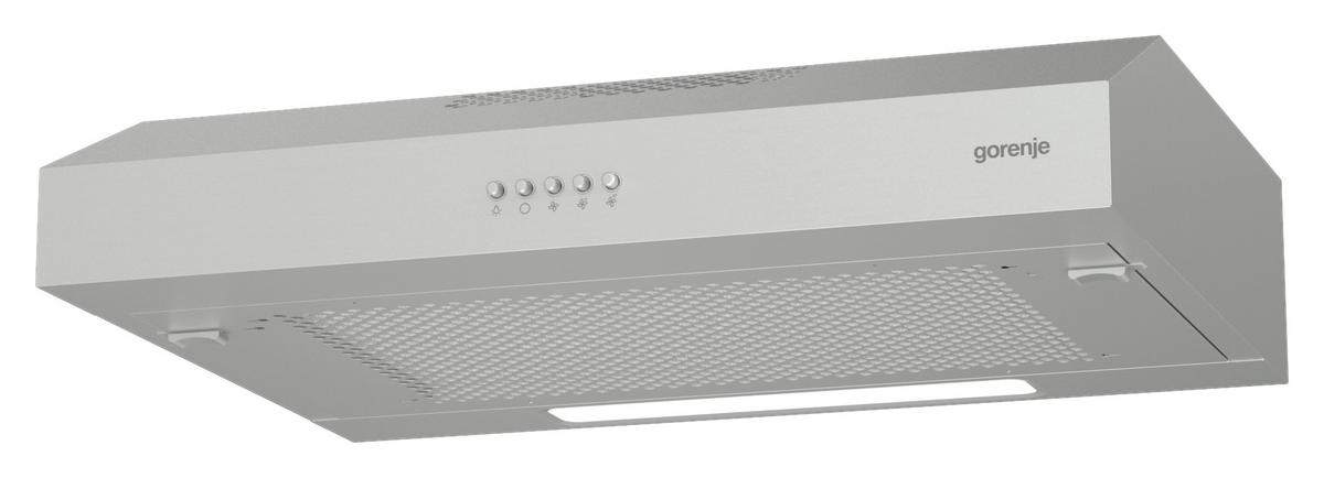 OKAP KUCHENNY WHU 629 ES/S - stalowy, Basics, tworzywo sztuczne/metal (59,6/12,5/46,8cm) - Gorenje