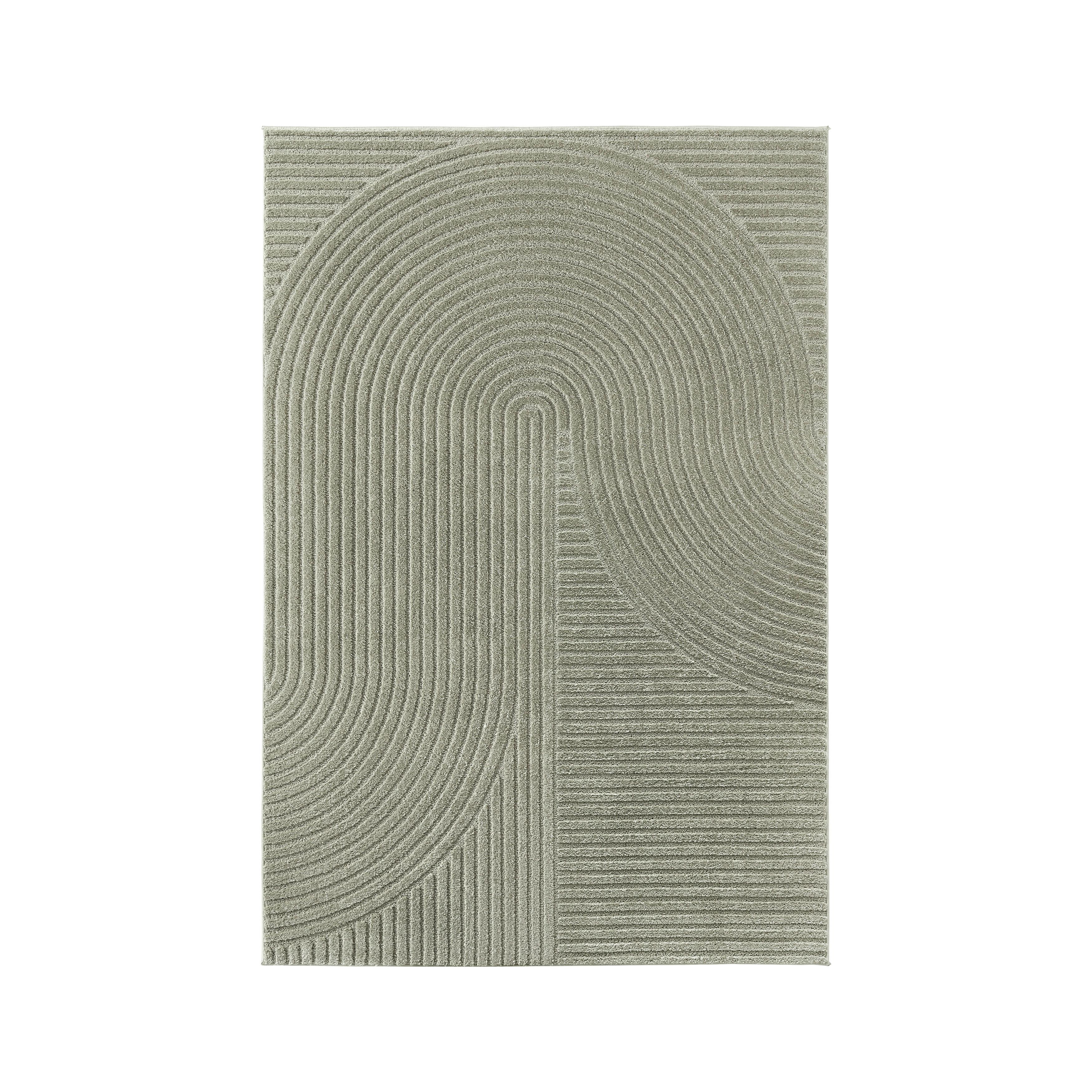 VÄVD MATTA ELIO 1 - grön, Klassisk, textil (80/150cm) - Mömax