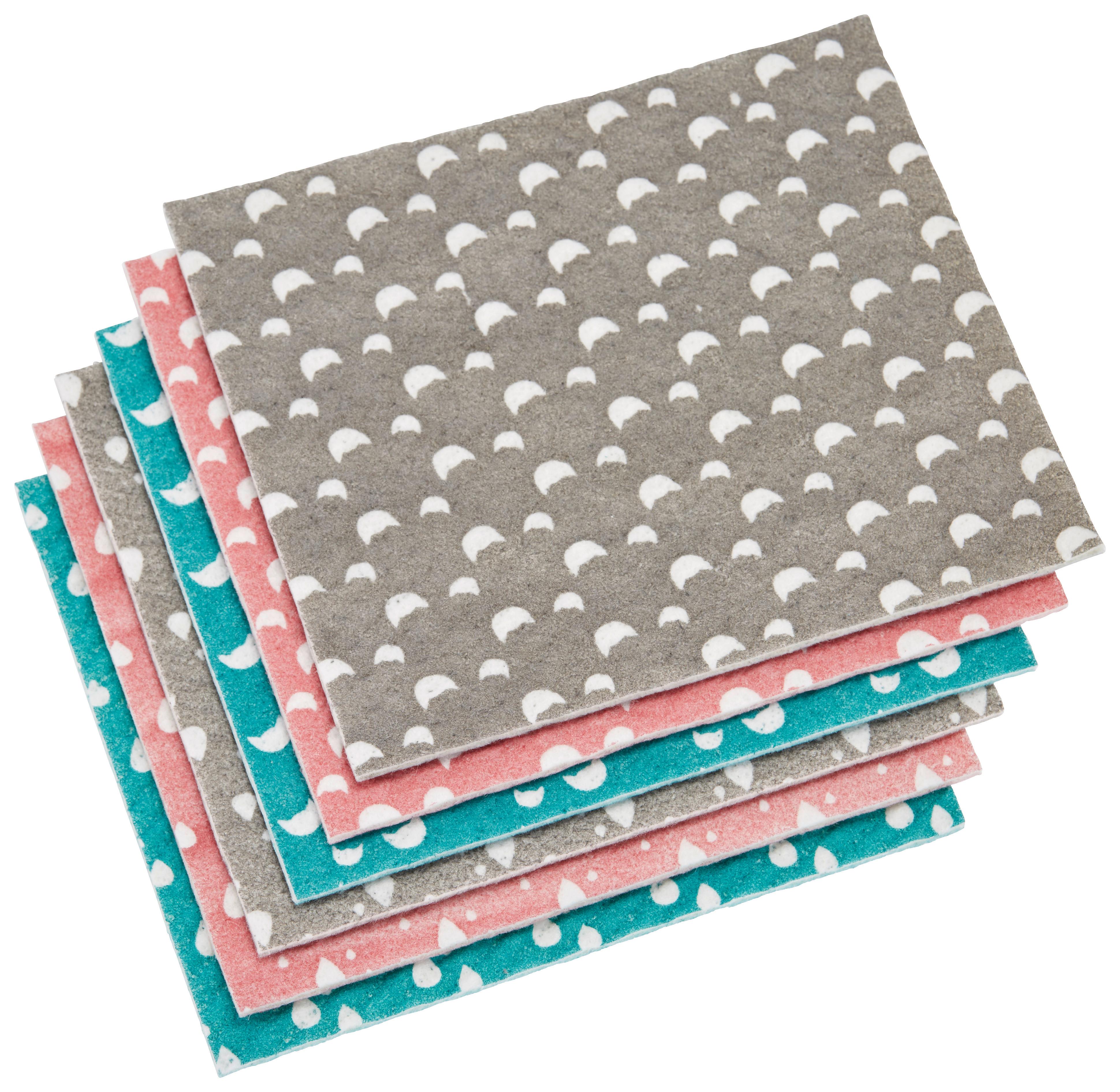 Szivacskendő Paula - rózsaszín/opál, Modern, műanyag (18/20/2cm) - Modern Living