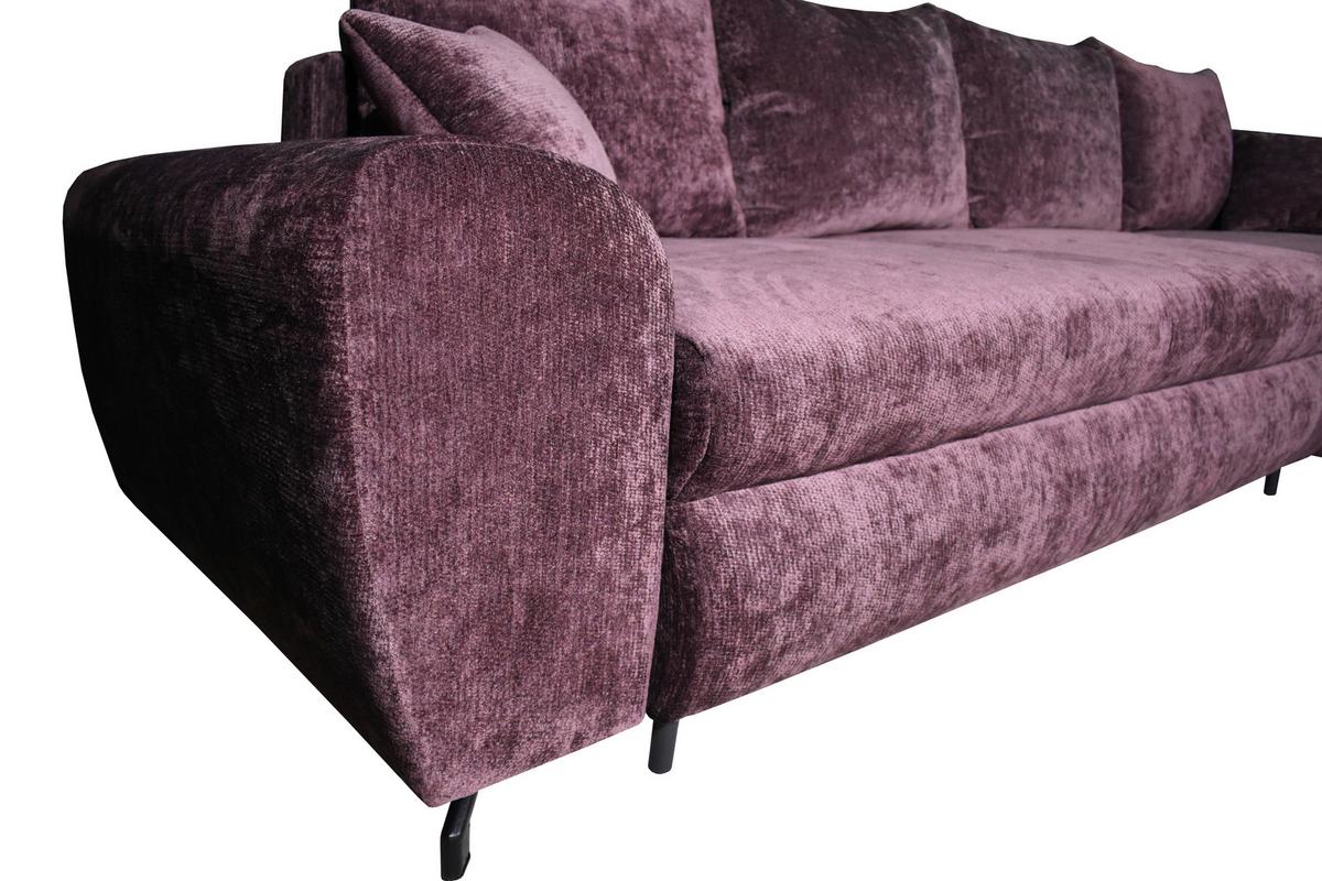 Coltar PORTLAND - lila, Modern, lemn/metal (320/94/214cm) - Modern Living