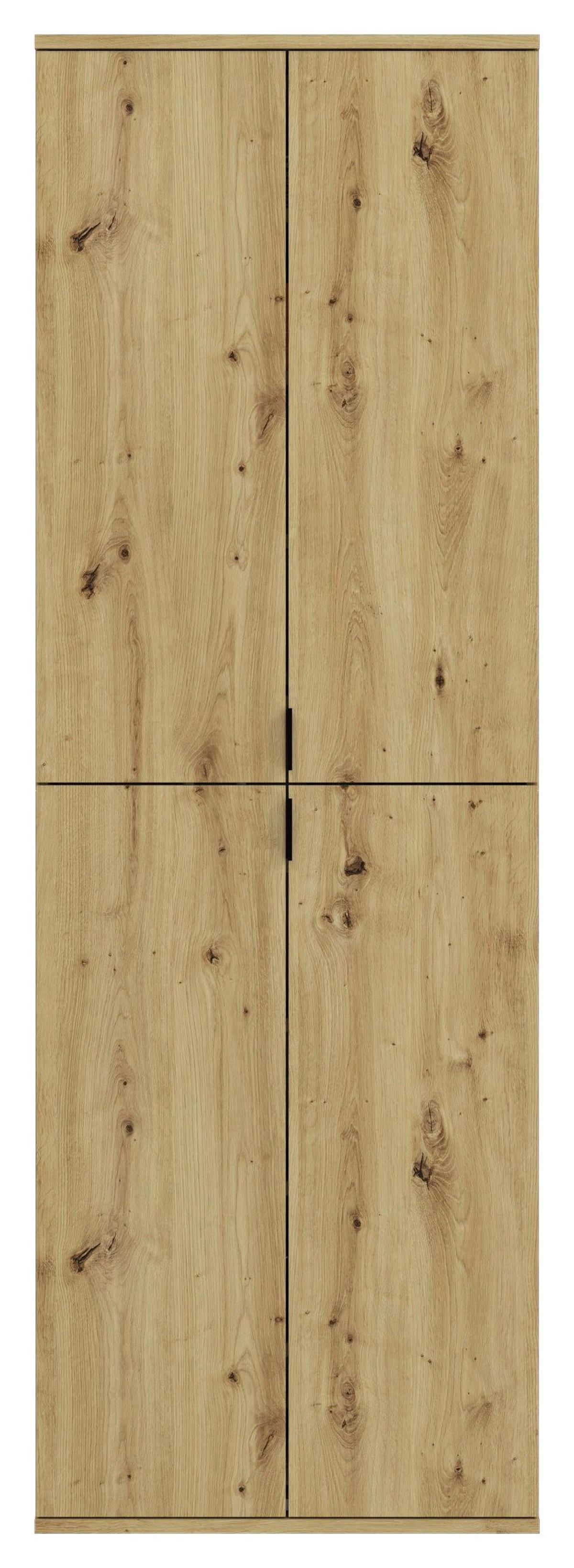 Serija Predsoblja Projekt X - bijela visoki sjaj, Konvencionalno, staklo/drvni materijal (183/193/34cm) - Modern Living