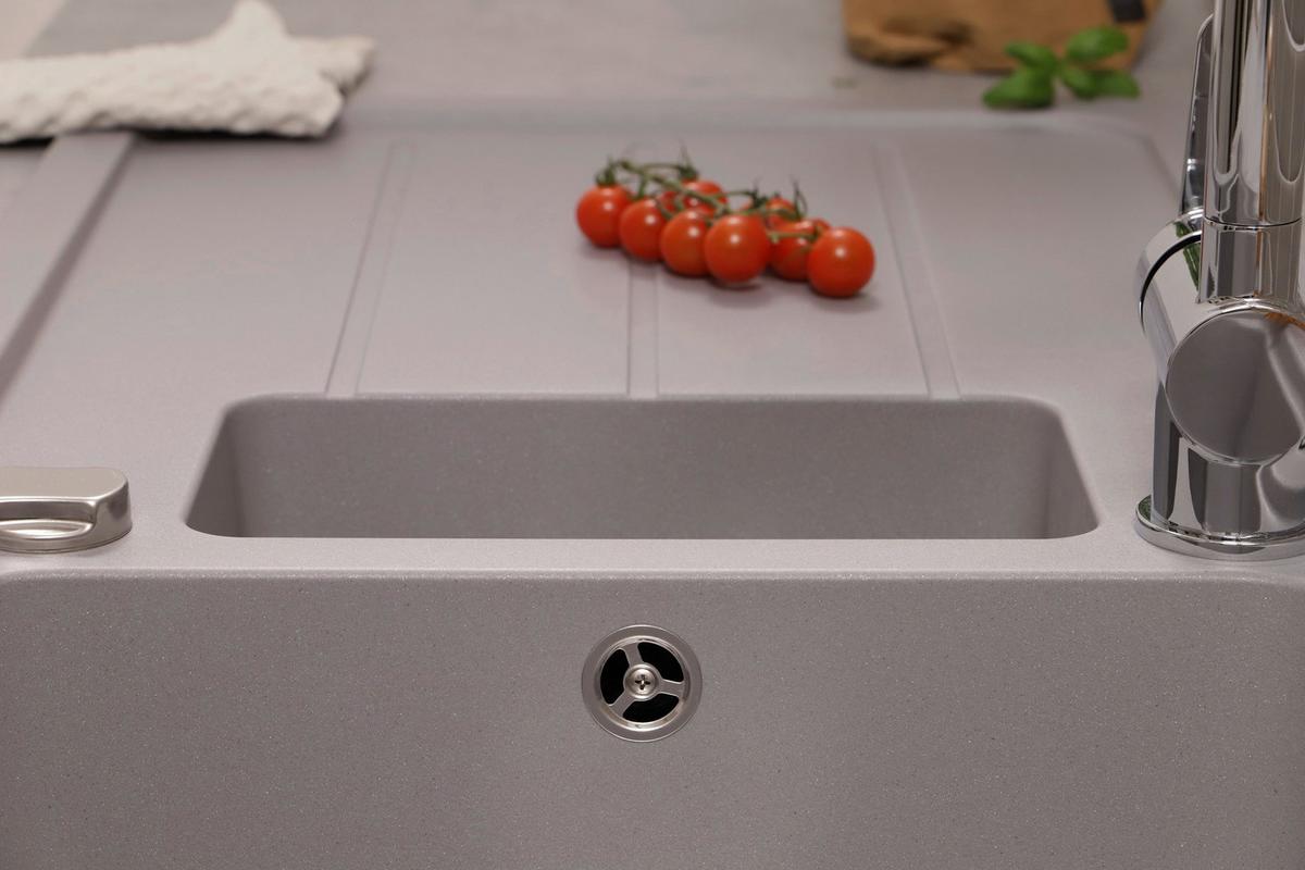 Pomivalno Korito Austin, 100x50cm - siva, Design, kamen (100/20/50cm) - Respekta