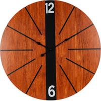 Falióra Woody - barna/fekete, Trend, faalapú anyag (60/46/3,5cm)