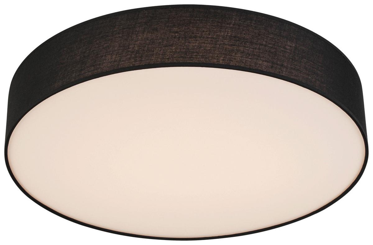 LAMPA SUFITOWA LED CHRISTINA - czarny/biały, Trend, tworzywo sztuczne/metal (60/11cm) - Novel