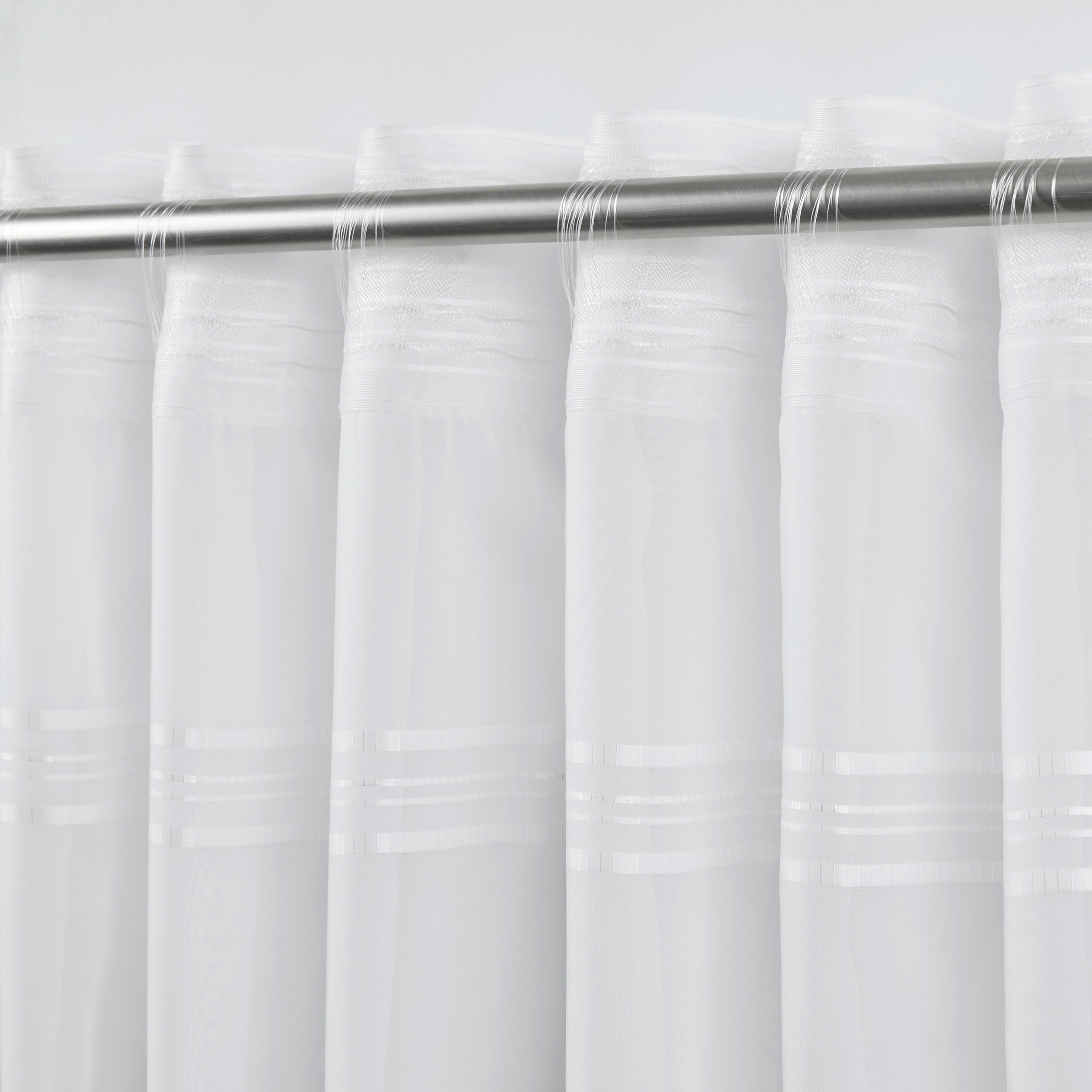 GARDINLÄNGD LOUIS -AKT- - vit, Klassisk, textil (140/245cm) - Modern Living