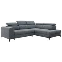 Coltar Mason - gri închis/negru, Modern, plastic/lemn (271/211cm) - Modern Living