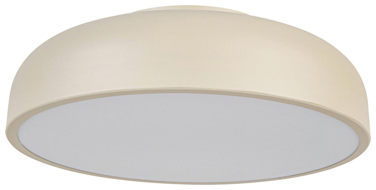 Plafonieră cu LED Mike - alb/nisipiu, Modern, plastic/metal (35/11cm) - Mömax