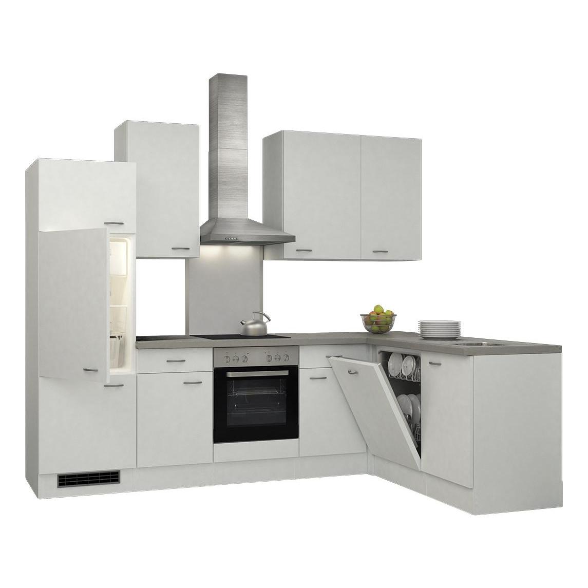 Eckküche mit 2 Schubladen