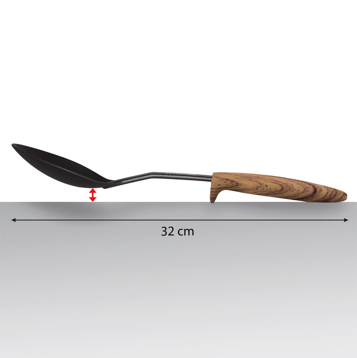 ZESTAW PRZYBORÓW KUCHENNYCH 17898 - brązowy, Basics, tworzywo sztuczne (32cm) - Stoneline