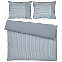 Bettwäsche Johannes XXL Graublau ca. 200x220cm - Graublau, KONVENTIONELL, Textil (200/220cm) - Mömax