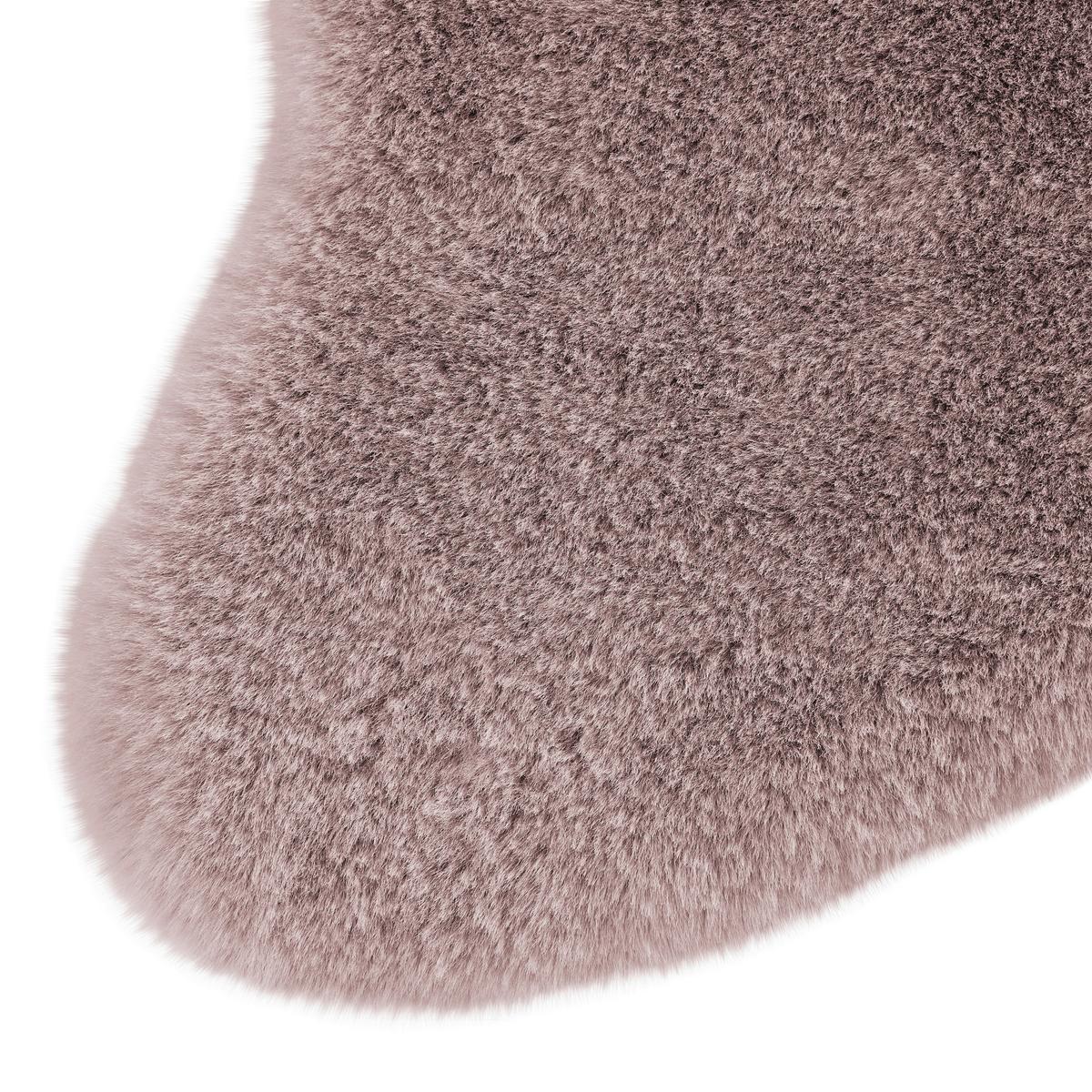 Blană artificială Susi - cafeniu/roz antic, Romantik / Landhaus, textil/blană (90/60cm) - Modern Living