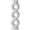 Skulptur Binge in Weiss - Weiss, Kunststoff (10/35/3cm) - Modern Living