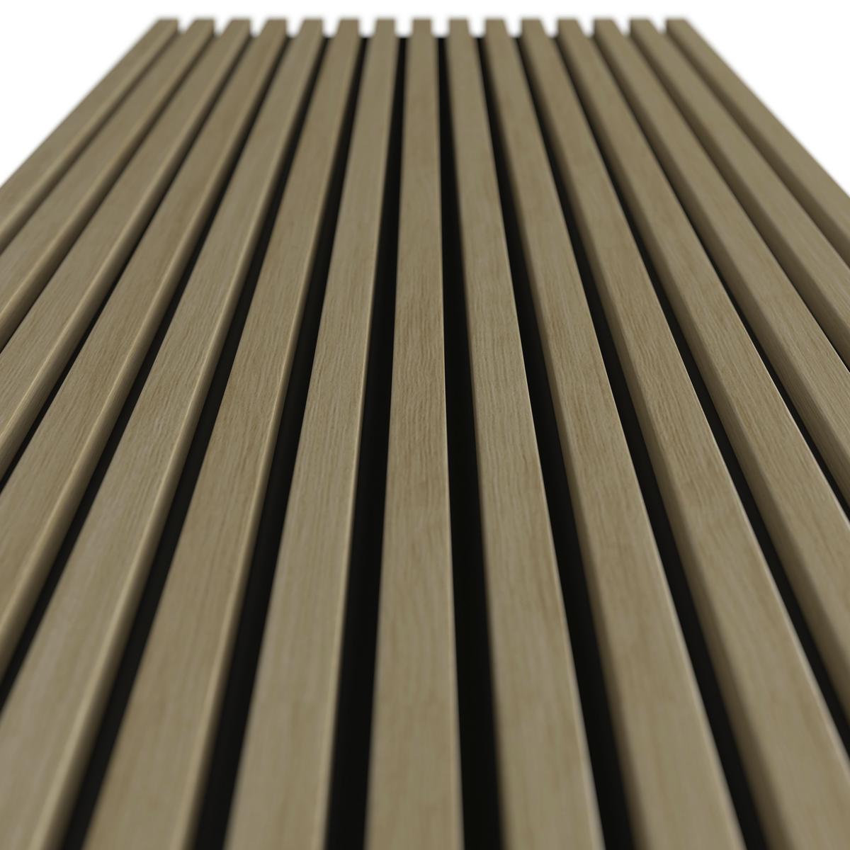 Akustični Panel Rico, Barve Hrasta - barve hrasta, Moderno, umetna masa/leseni material (60/2,1/240cm)