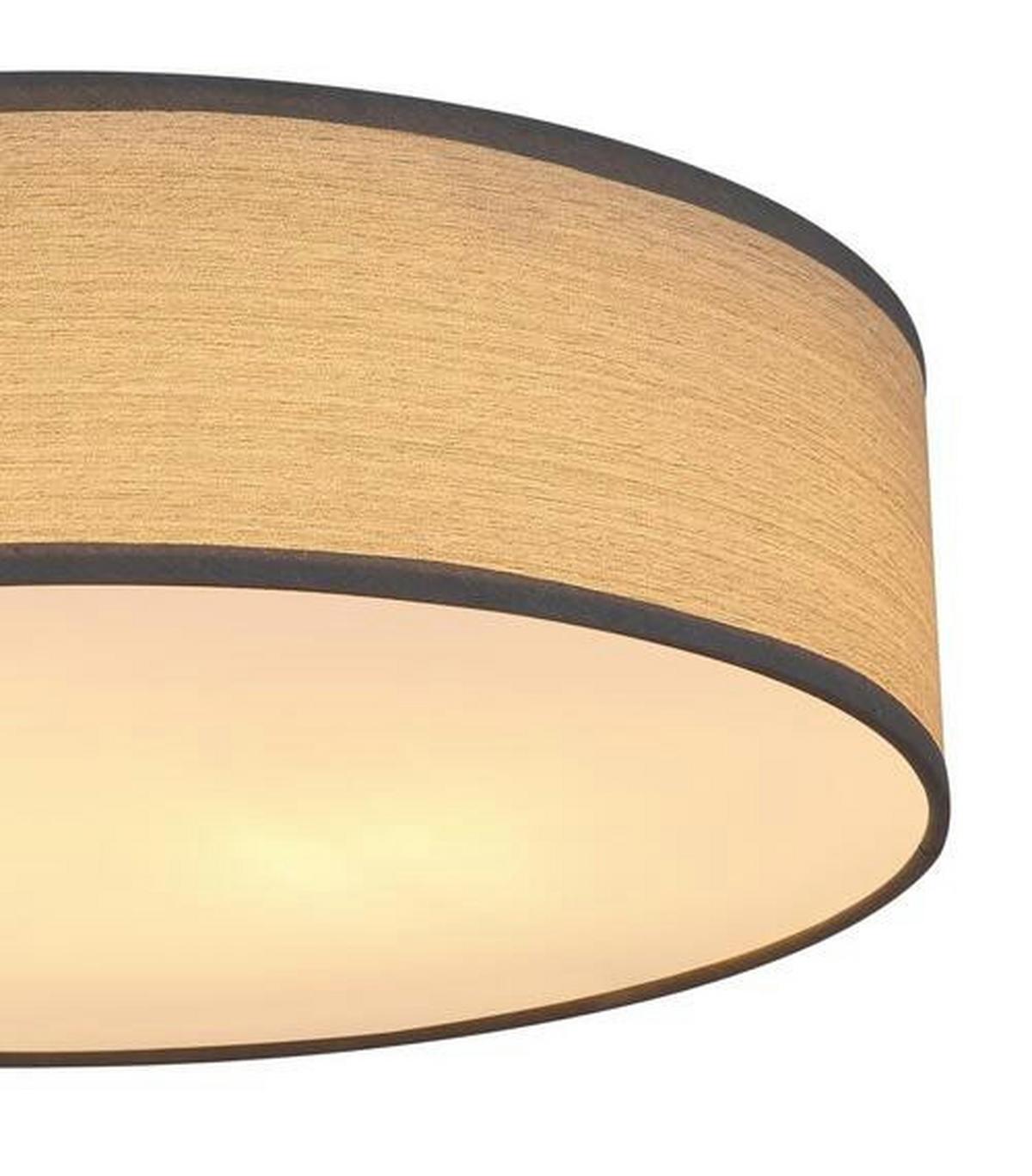 LAMPA SUFITOWA 15363G VARIOS - biały/szary, Design, tworzywo sztuczne/metal (38/10cm) - Globo