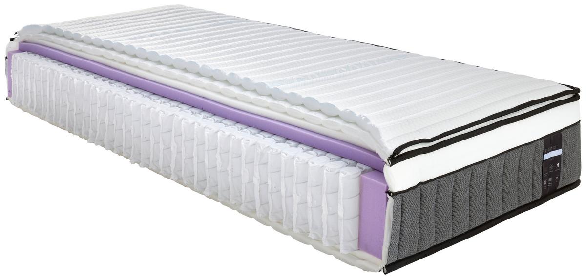 Taschenfederkernmatratze Thermo Adapt H4 ca. 120x200cm - Weiß, Textil (120/200cm) - Premium Living